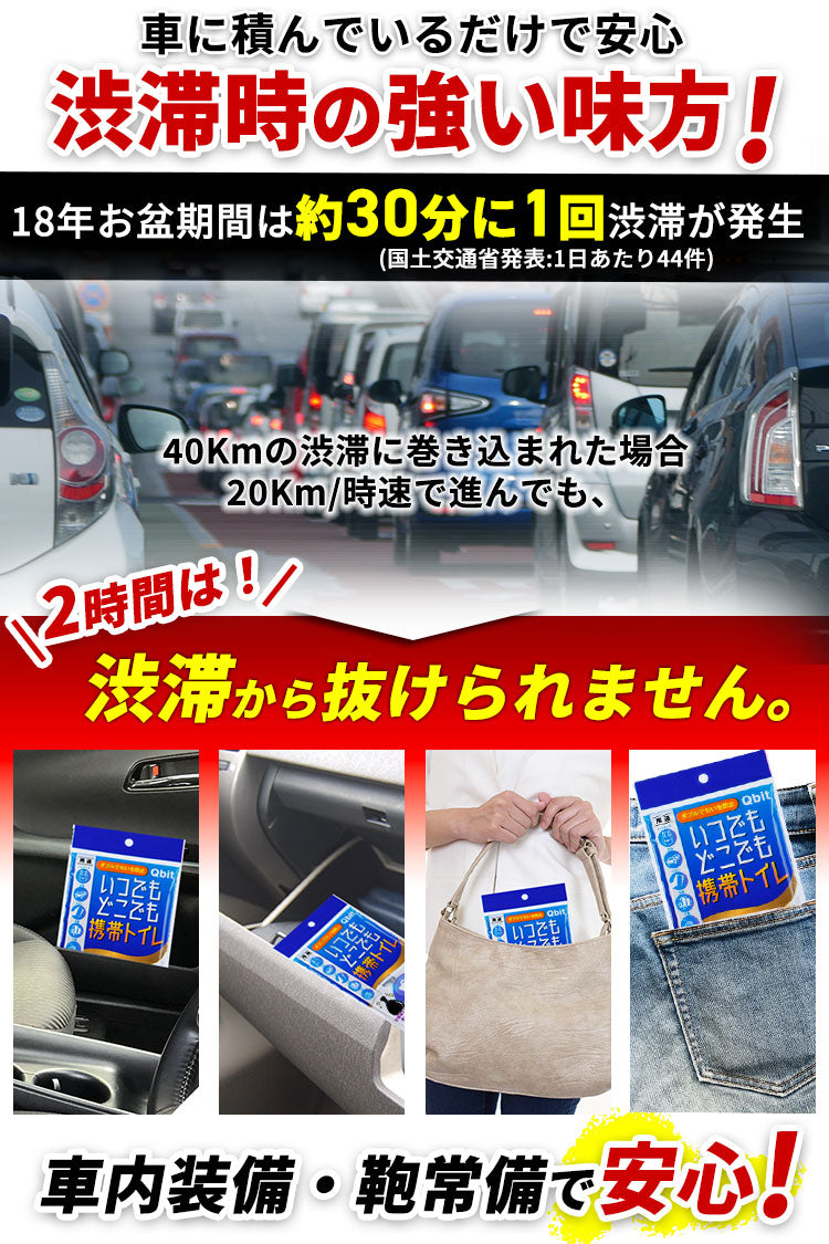 強力消臭 Qbitいつでもどこでも携帯トイレ